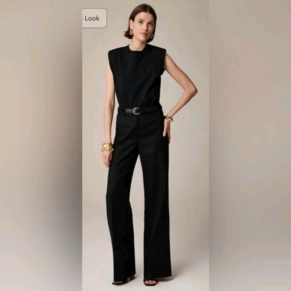 Nwt J. Crew Carolina Flare Pant in Stretch Linen Blend Size 2 - Picture 1 of 8